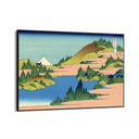 Quadro Stampa su Tela Lago di Hakone nella provincia di Segami, Katsushika Hokusai - CupidoDesign