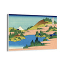Quadro Stampa su Tela Lago di Hakone nella provincia di Segami, Katsushika Hokusai - CupidoDesign