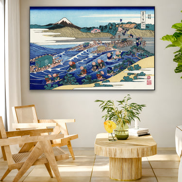 Quadro Stampa su Tela La grande onda di Kanagawa, Katsushika Hokusai - CupidoDesign