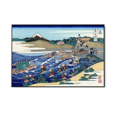Quadro Stampa su Tela La grande onda di Kanagawa, Katsushika Hokusai - CupidoDesign