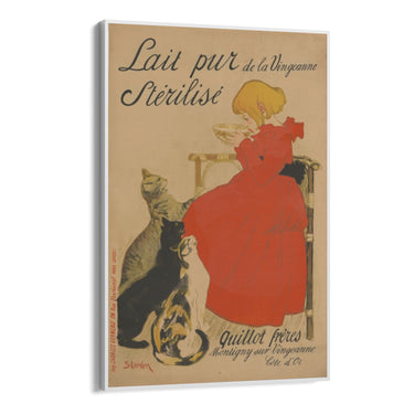 Quadro Stampa su Tela Lait pur stérilisé, Théophile Steinlen - CupidoDesign