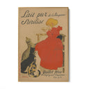 Quadro Stampa su Tela Lait pur stérilisé, Théophile Steinlen - CupidoDesign