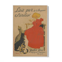 Quadro Stampa su Tela Lait pur stérilisé, Théophile Steinlen - CupidoDesign