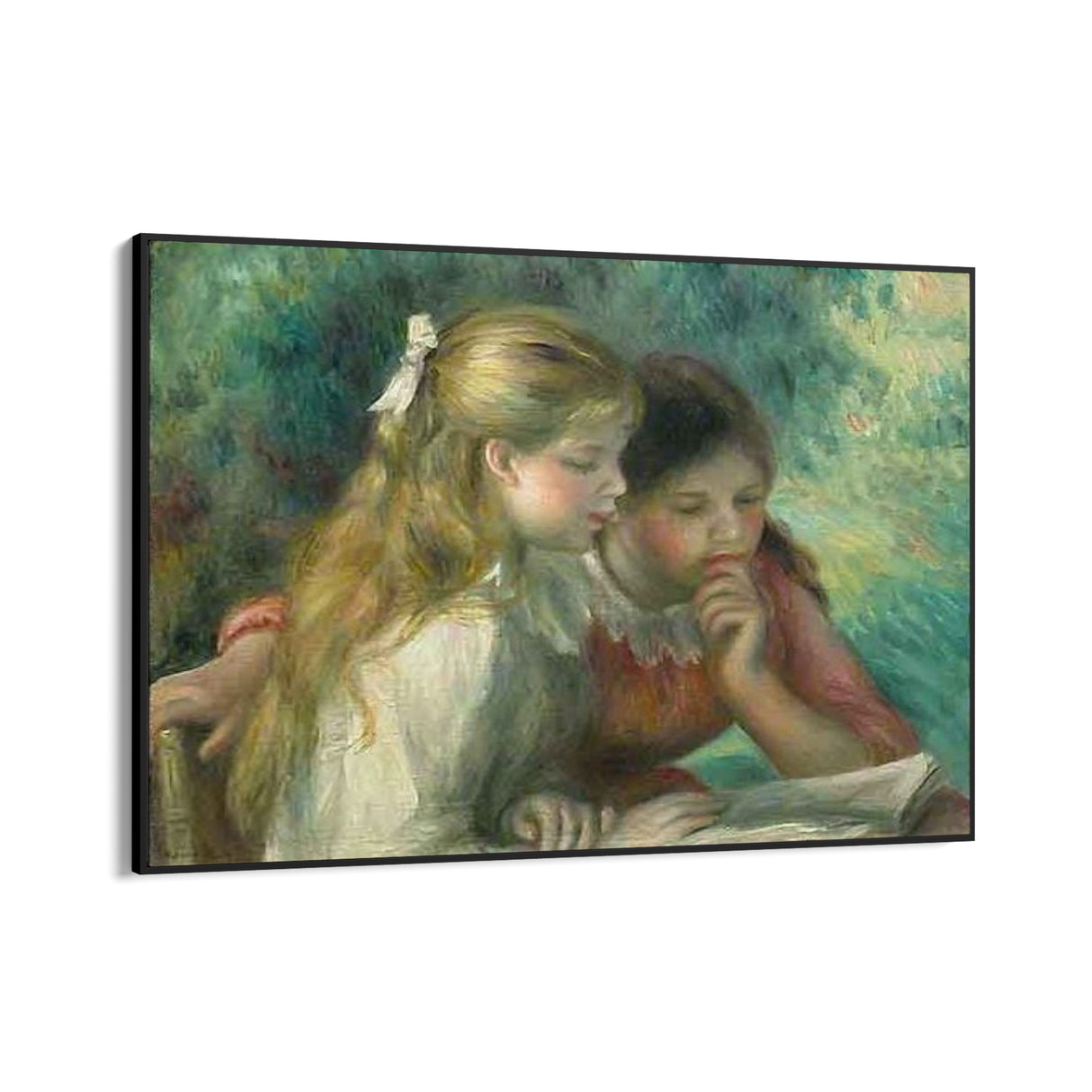 Quadro Stampa su Tela La lettura, Pierre Auguste Renoir - CupidoDesign