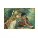 Quadro Stampa su Tela La lettura, Pierre Auguste Renoir - CupidoDesign