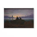 Quadro Stampa su Tela La luna sorge dal mar, Caspar David Friedrich - CupidoDesign