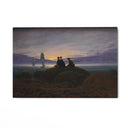 Quadro Stampa su Tela La luna sorge dal mar, Caspar David Friedrich - CupidoDesign