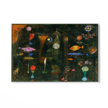 Quadro Stampa su Tela La magia dei pesci, Paul Klee - CupidoDesign