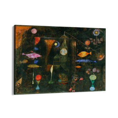 Quadro Stampa su Tela La magia dei pesci, Paul Klee - CupidoDesign