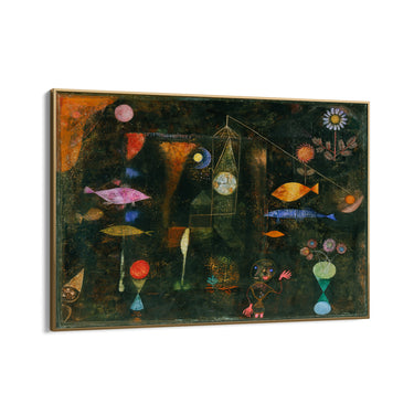 Quadro Stampa su Tela La magia dei pesci, Paul Klee - CupidoDesign