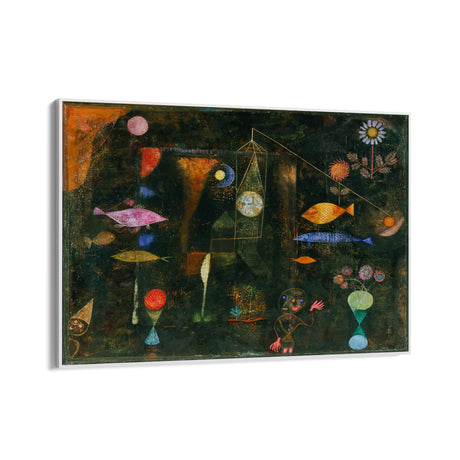 Quadro Stampa su Tela La magia dei pesci, Paul Klee - CupidoDesign