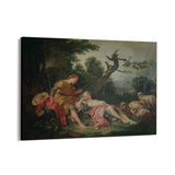 Quadro Stampa su Tela La pastorella addormentata, François Boucher - CupidoDesign
