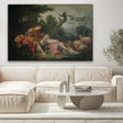 Quadro Stampa su Tela La pastorella addormentata, François Boucher - CupidoDesign