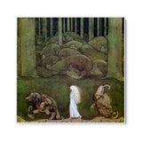 Quadro Stampa su Tela La principessa e i troll, John Bauer - CupidoDesign