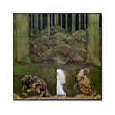 Quadro Stampa su Tela La principessa e i troll, John Bauer - CupidoDesign