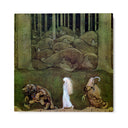 Quadro Stampa su Tela La principessa e i troll, John Bauer - CupidoDesign