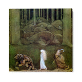 Quadro Stampa su Tela La principessa e i troll, John Bauer - CupidoDesign