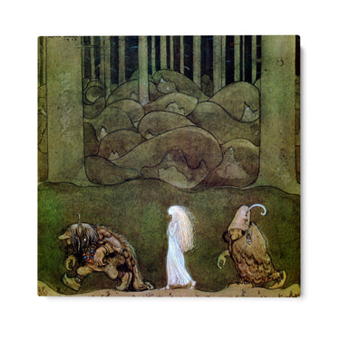 Quadro Stampa su Tela La principessa e i troll, John Bauer - CupidoDesign