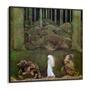 Quadro Stampa su Tela La principessa e i troll, John Bauer - CupidoDesign