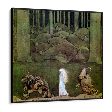 Quadro Stampa su Tela La principessa e i troll, John Bauer - CupidoDesign
