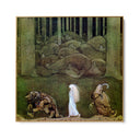 Quadro Stampa su Tela La principessa e i troll, John Bauer - CupidoDesign