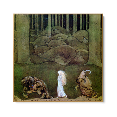 Quadro Stampa su Tela La principessa e i troll, John Bauer - CupidoDesign