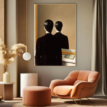 Quadro Stampa su Tela La riproduzione vietata, René Magritte - CupidoDesign