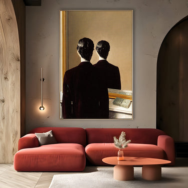 Quadro Stampa su Tela La riproduzione vietata, René Magritte - CupidoDesign