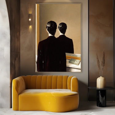 Quadro Stampa su Tela La riproduzione vietata, René Magritte - CupidoDesign