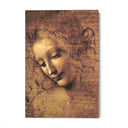 Quadro Stampa su Tela La Scapigliata, Leonardo da Vinci - CupidoDesign
