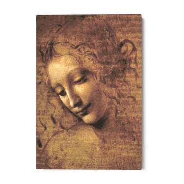 Quadro Stampa su Tela La Scapigliata, Leonardo da Vinci - CupidoDesign