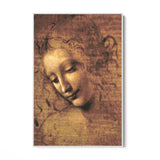 Quadro Stampa su Tela La Scapigliata, Leonardo da Vinci - CupidoDesign