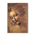 Quadro Stampa su Tela La Scapigliata, Leonardo da Vinci - CupidoDesign