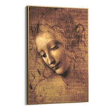 Quadro Stampa su Tela La Scapigliata, Leonardo da Vinci - CupidoDesign