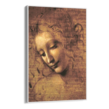 Quadro Stampa su Tela La Scapigliata, Leonardo da Vinci - CupidoDesign