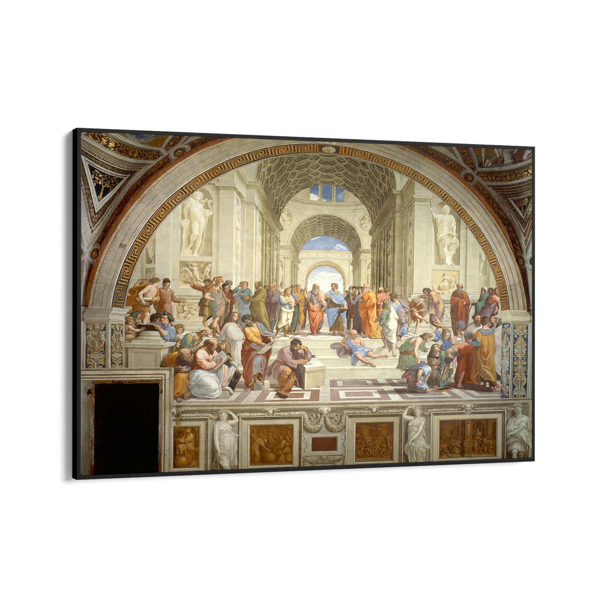 Quadro Stampa su Tela La scuola di Atene, Raffaello Sanzio - CupidoDesign