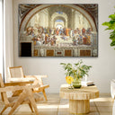 Quadro Stampa su Tela La scuola di Atene, Raffaello Sanzio - CupidoDesign