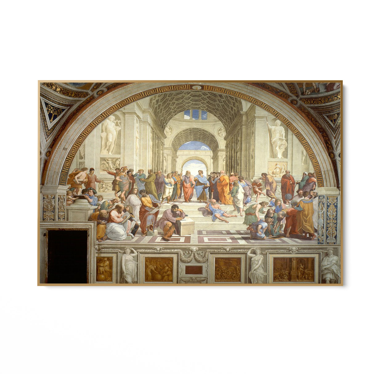 Quadro Stampa su Tela La scuola di Atene, Raffaello Sanzio - CupidoDesign