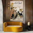 Quadro Stampa su Tela Latte ai Gatti, Théophile Steinlen - CupidoDesign