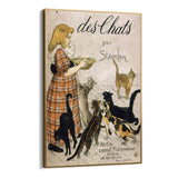 Quadro Stampa su Tela Latte ai Gatti, Théophile Steinlen - CupidoDesign