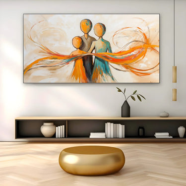 Quadro Stampa su Tela Legame Caldo - CupidoDesign