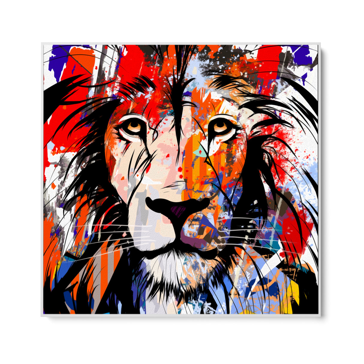 Lion de couleurs