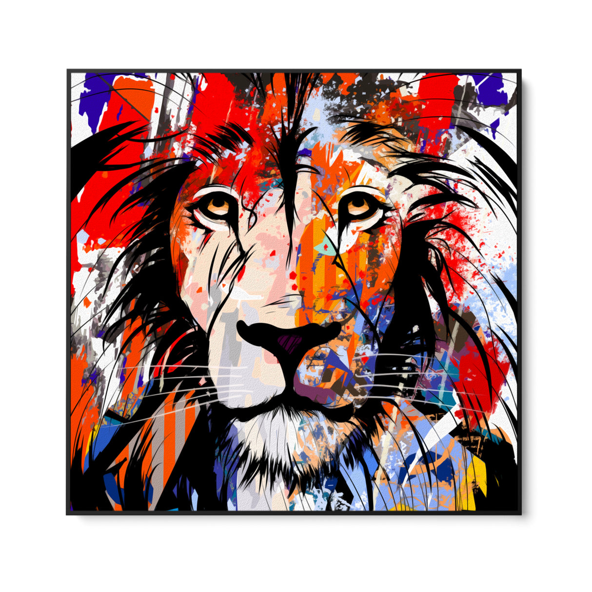 Lion de couleurs