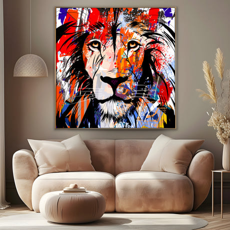 Lion of colors