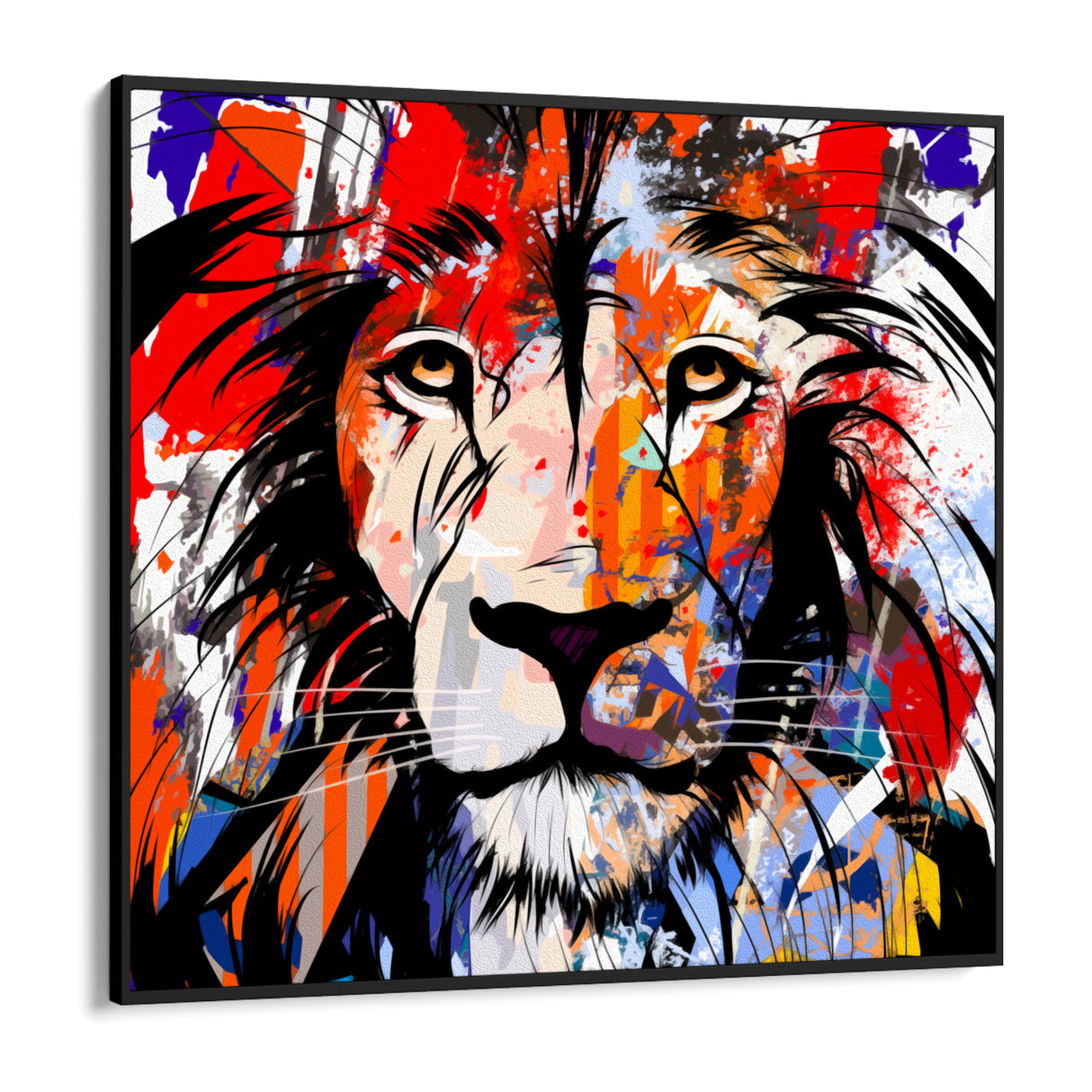 Lion de couleurs