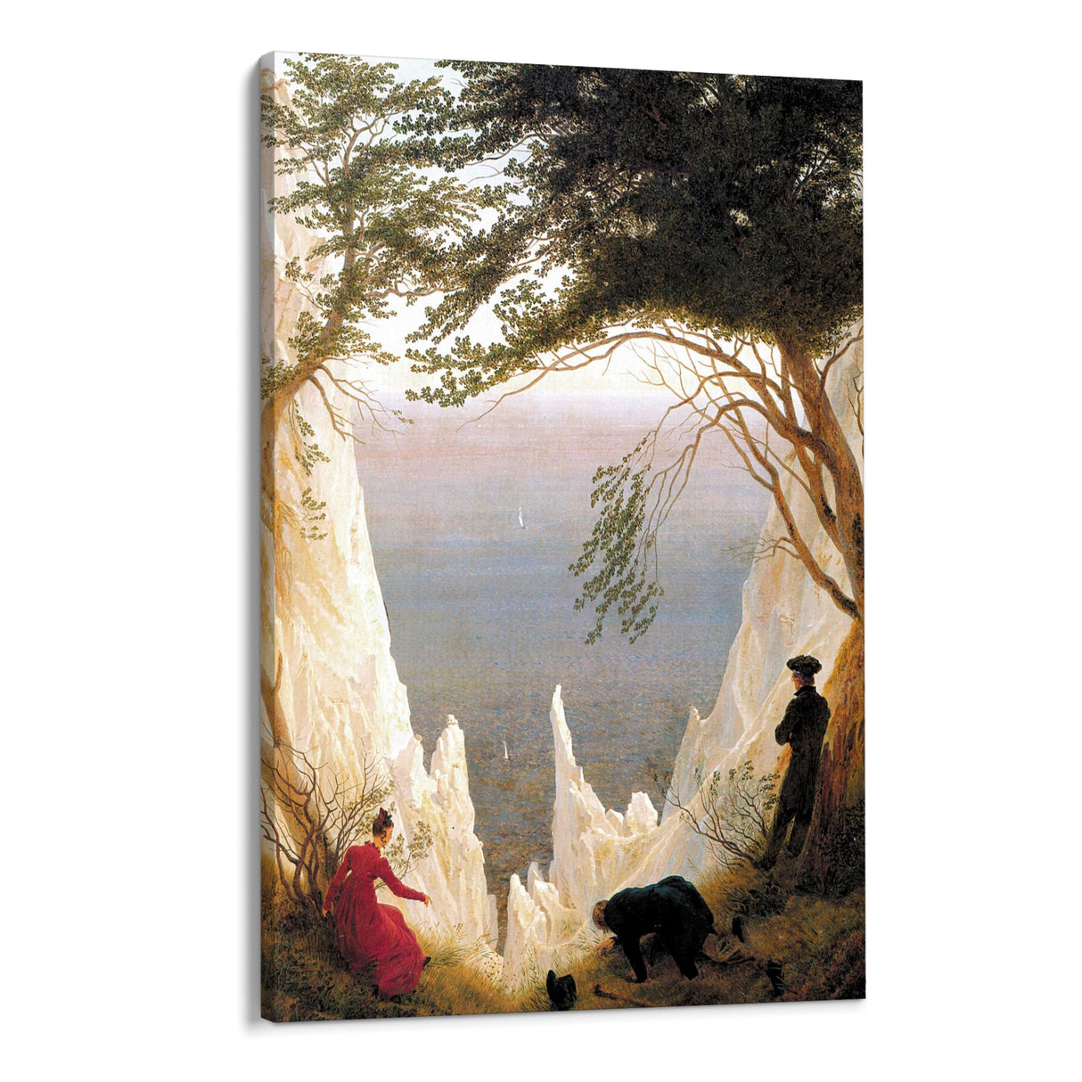 Quadro Stampa su Tela Le scogliere di Rügen, Caspar David Friedrich - CupidoDesign