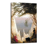 Quadro Stampa su Tela Le scogliere di Rügen, Caspar David Friedrich - CupidoDesign