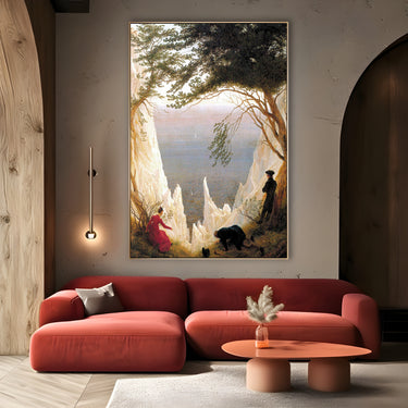 Quadro Stampa su Tela Le scogliere di Rügen, Caspar David Friedrich - CupidoDesign
