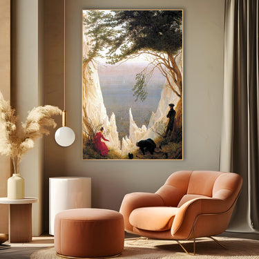 Quadro Stampa su Tela Le scogliere di Rügen, Caspar David Friedrich - CupidoDesign