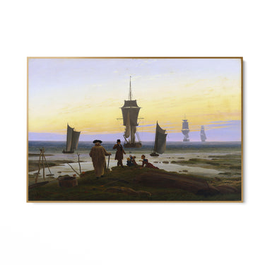 Quadro Stampa su Tela Le tre età dell'uomo, Caspar David Friedrich - CupidoDesign